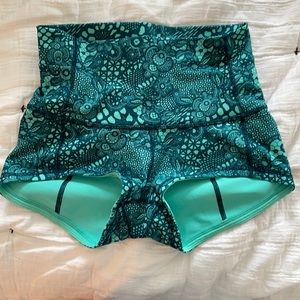 Size 4 Lululemon High Waist Short Shorts